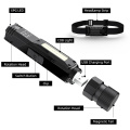 Factory Supplier USB Rrechargeable LED Flashlights Waterproof Tactical Flashlight LED Torch Light